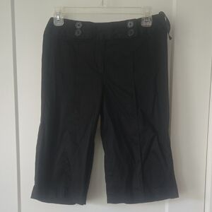 Kenar Black Bermuda Shorts Classic Style